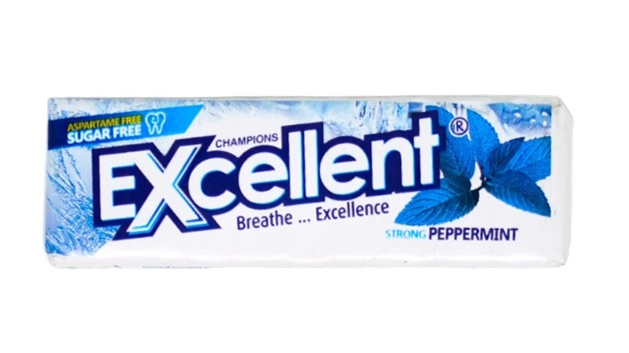 علكة اكسلنت بنكهة النعناع القوي 14 غم *30