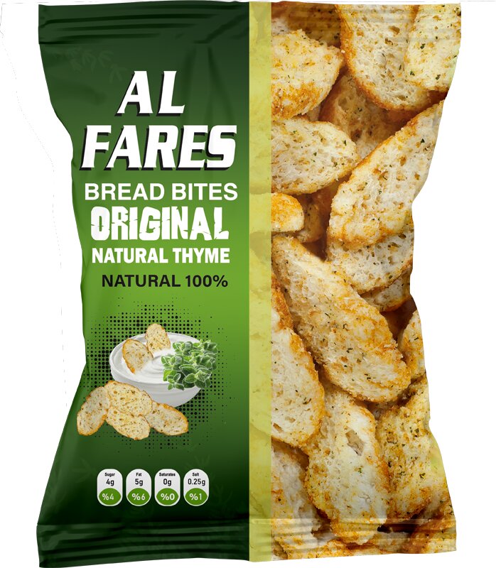 الفارس كركرز بنكهة الزعتر الطبيعي 100 غم 