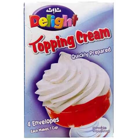 نون كريمة جاهزة بنكهة الفانيلا 144 غم