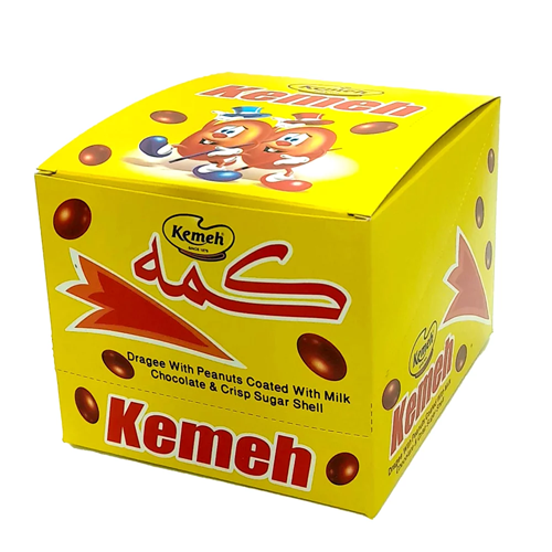 كمه دراجيه بالفول السوداني مغطى شوكولاتة 10 غم