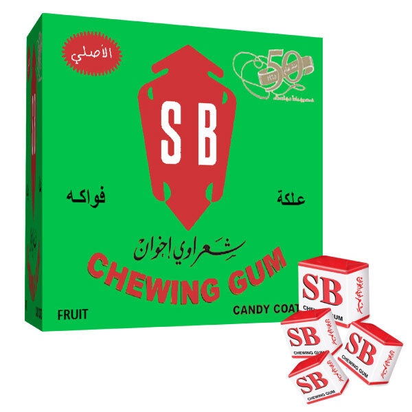 علكة اس بي بالفواكه 5 غم