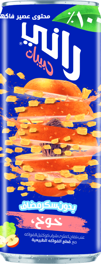 راني حبيبات خوخ 240 مل