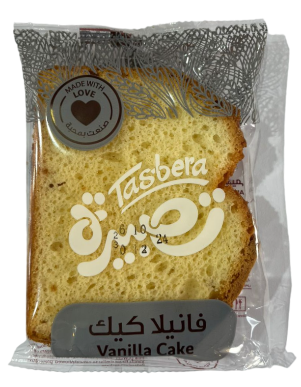 تصبيرة كيك بالفانيلا