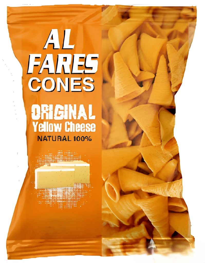 الفارس طرابيش مقرمشات الذرة بنكهة الجبنة 100 غم