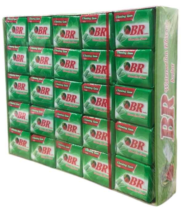 علكة بي ار بنكهة البطيخ 5.6 غم