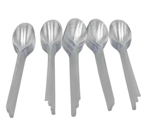 حطاب معالق شفاف 25 قطعة