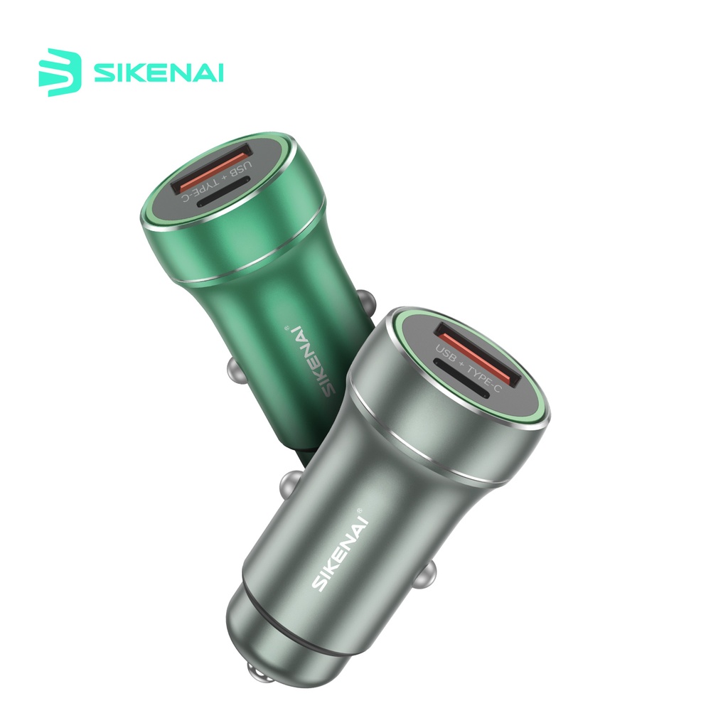 شاحن سيارة سيكيناي C32    USB + TYPE C