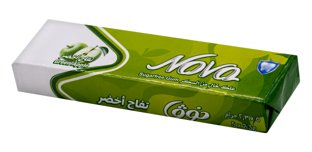 نوفا علكة تفاح خالي من السكر 11.5 غم
