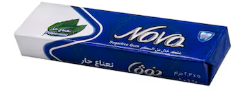 نوفا علكة نعناع حار خالي من السكر 11.5 غم