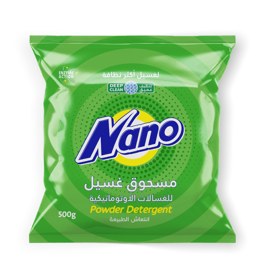نانو مسحوق غسيل للغسالات الأوتوماتيك انتعاش 500 غم