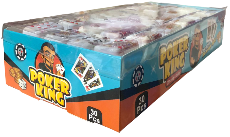 شوكولاتة بالبسكويت شكل اوراق لعب 9 غم