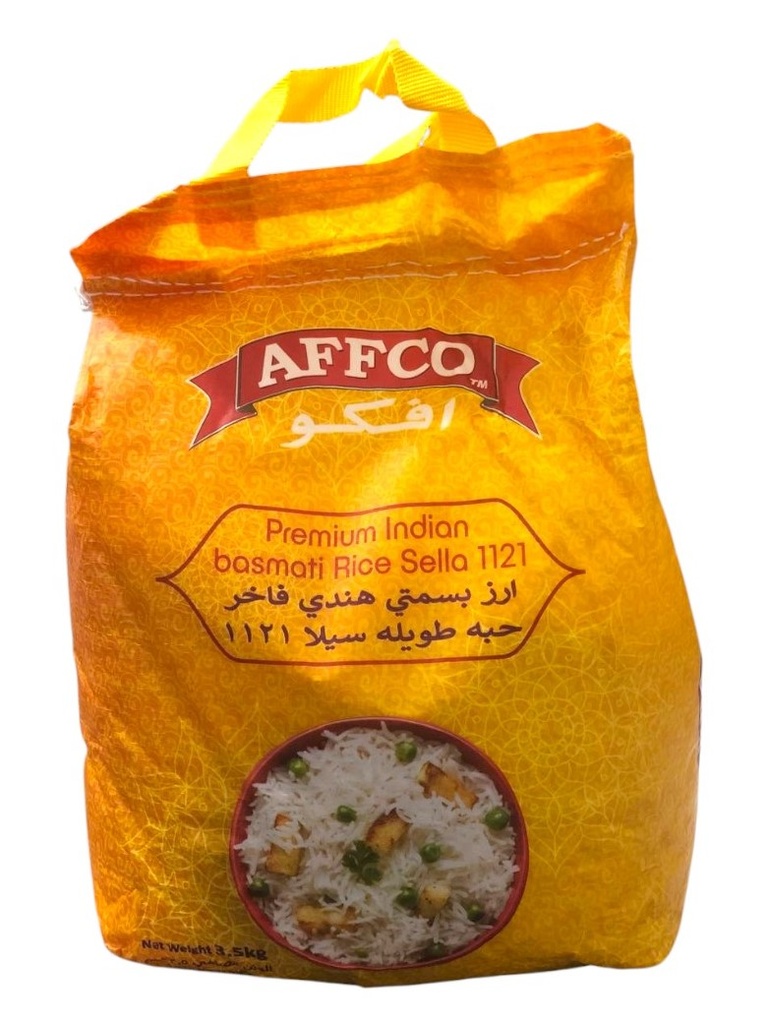 افكو ارز بسمتي حبة طويلة 3.5 كغم