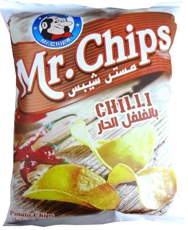 مستر شيبس فلفل حار 72 غم*20