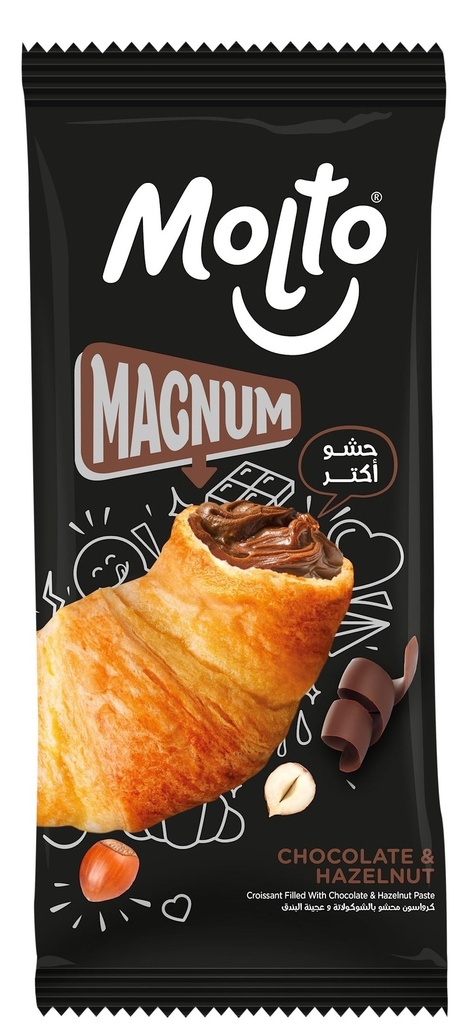 مولتو كرواسون ماجنوم شوكولاتة بالبندق 80 غم