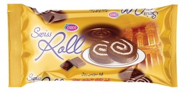 جوردينا سويس رول كيك عائلي بالكاكاو 240 غم*8