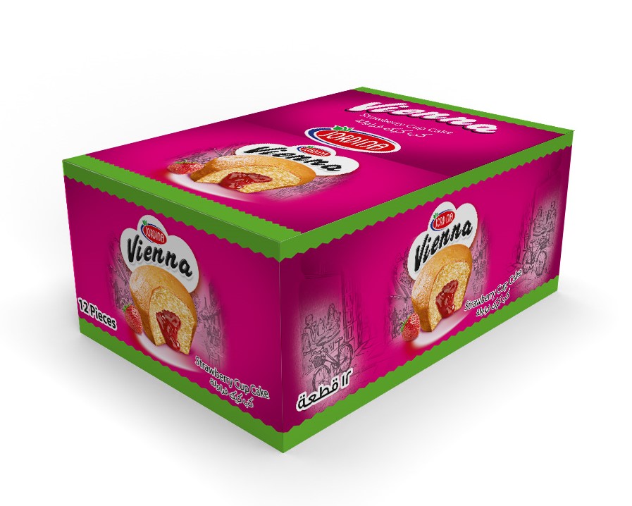 جوردينا كب كيك بالفراولة 35 غم