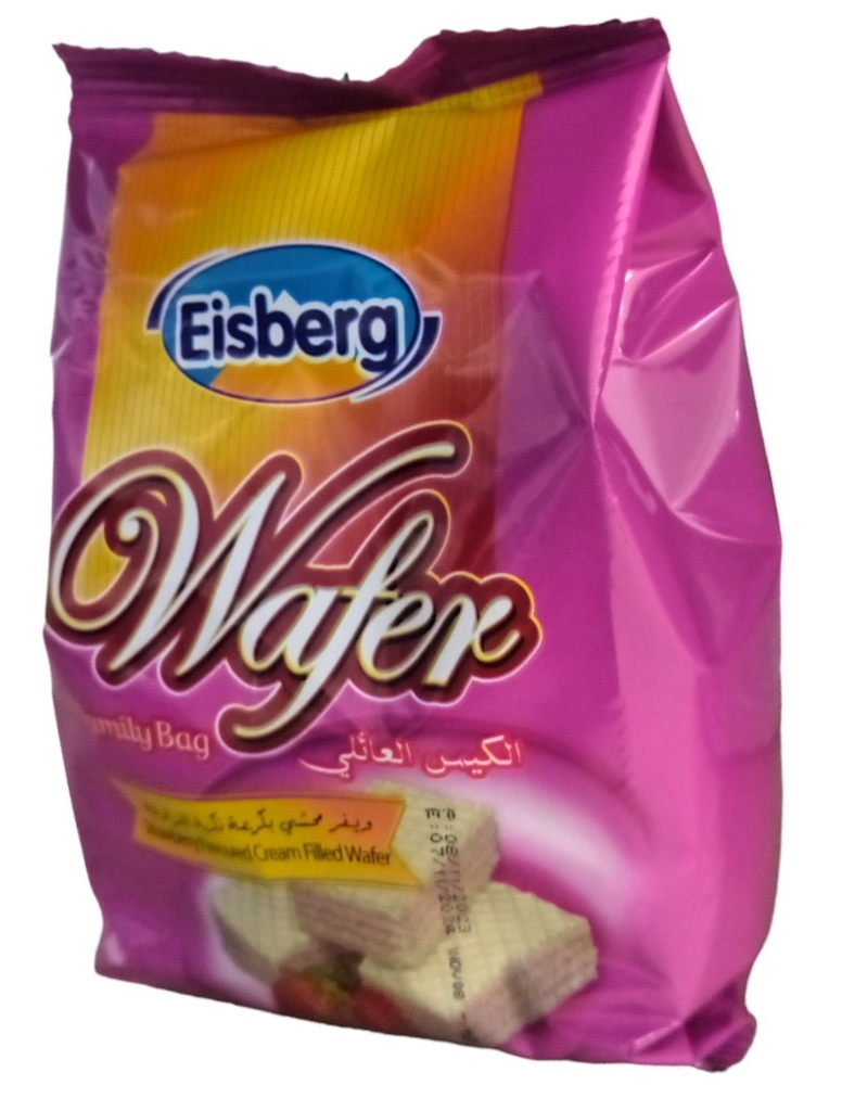 ايسبرج ويفر اكياس بالفراولة 80 غم