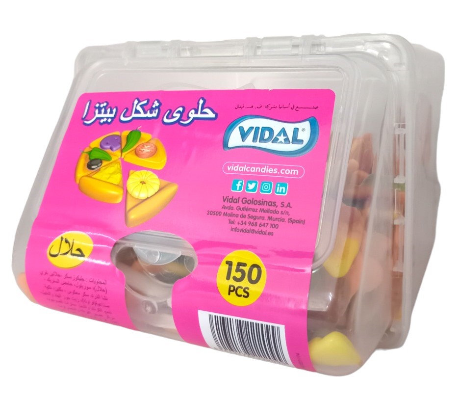 فيدال كاندي شكل بيتزا