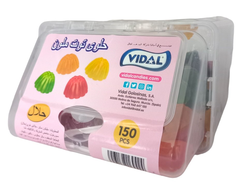 فيدال كاندي شكل توت ملون