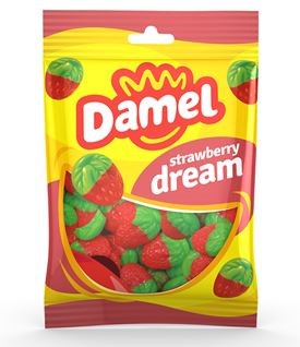 دامل كاندي شكل فراولة 1 كغم