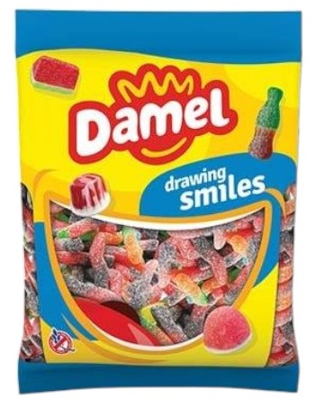 دامل كاندي شكل الدود بالسكر 1 كغم