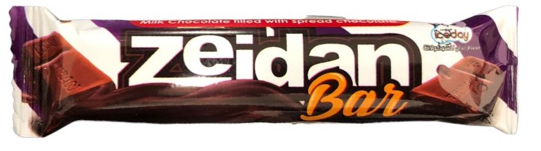 زيدان بار شوكولاتة بالحليب 25 غم