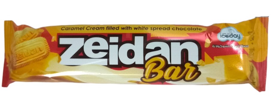 زيدان بار كراميل بالشوكولاتة البيضاء 25 غم