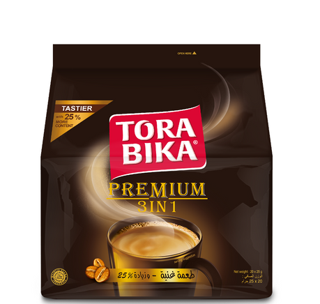 تورابيكا 3 في 1 بريميوم 25 غم * 20