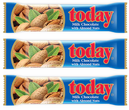 توداي شوكلاتة باللوز 38  غم * 3
