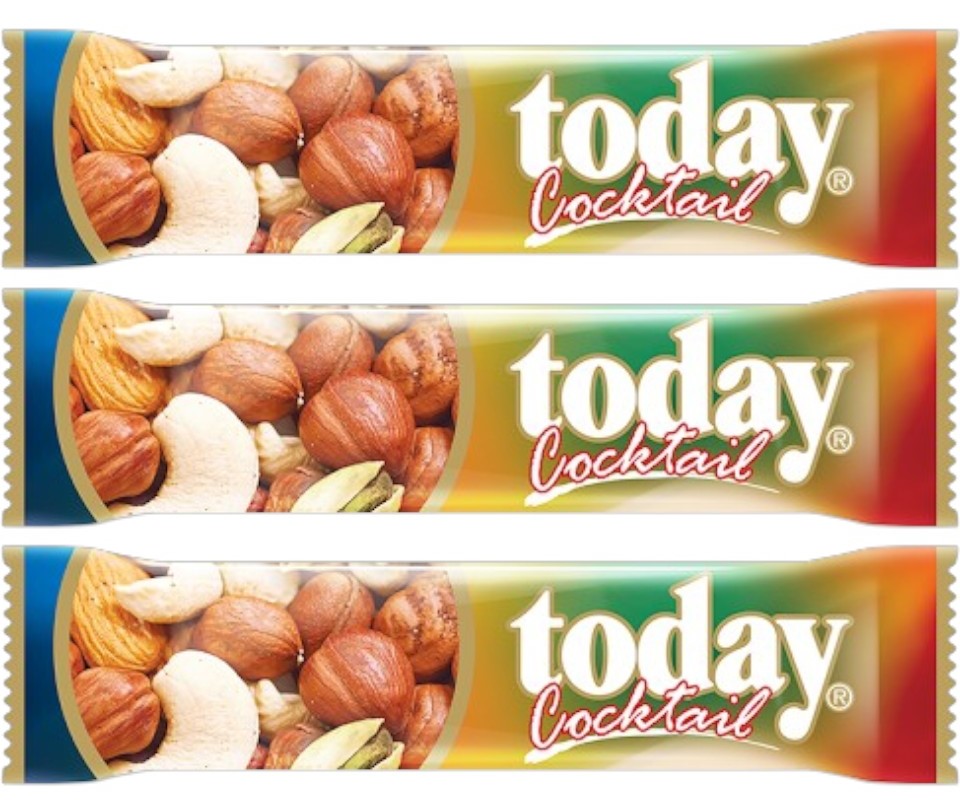 توداي شوكلاتة كوكتيل مكسرات 38  غم * 3