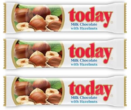 توداي شوكلاتة بالبندق 38  غم * 3