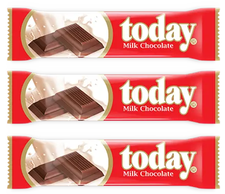 توداي شوكلاتة بالحليب 38  غم * 3
