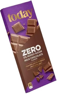 توداي بار شوكلاتة سادة زيرو 60  غم