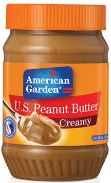 اميريكان جاردن زبدة الفول السوداني كريمي 454 غم