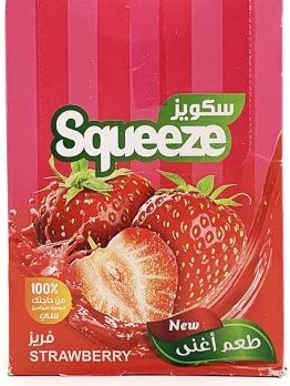 سكويز فراولة 25 غم