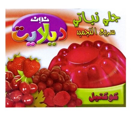 نون ديلايت جيلي نباتي كوكتيل 85 غم