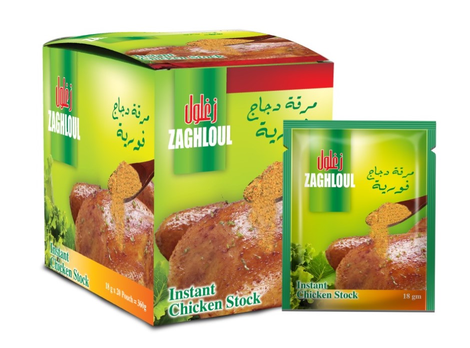 زغلول مرقة دجاج بودرة 18 غم