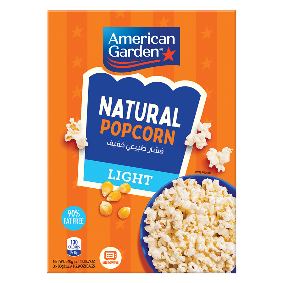 اميريكان جاردن بوشار طبيعي لايت 91 غم 