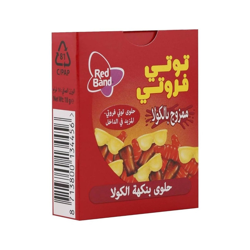 توتي فروتي كاندي بنكهة الكولا 18 غم