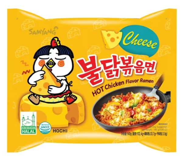 ساميانج نودلز جبنة حارة 140 غم