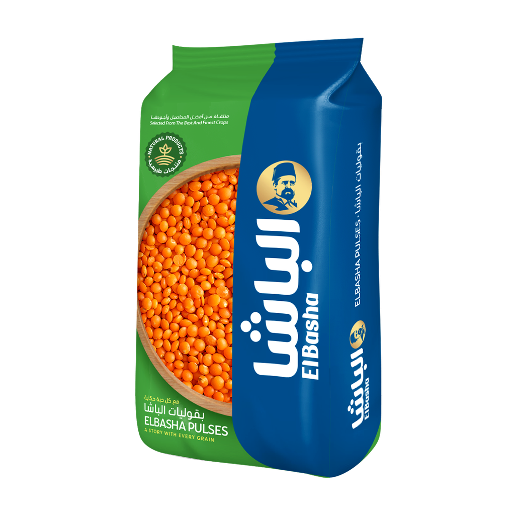 الباشا عدس مجروش حبة كاملة 800 غم