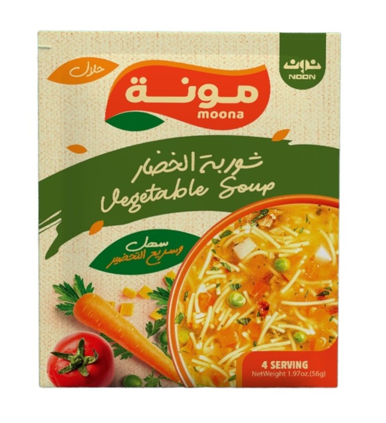 مونة شوربة الخضار 56 غم