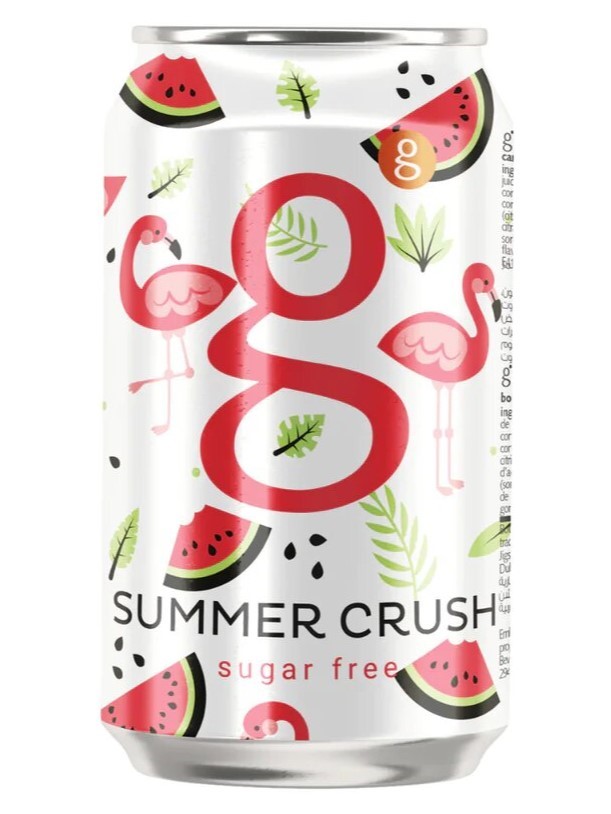 جي مشروب غازي بطيخ خالي من السكر 300 مل