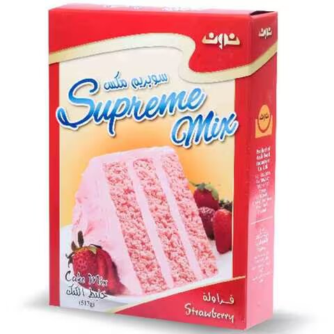 نون سوبريم خليط كيك الفراولة 450 غم