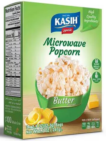 الكسيح بوشار مايكرويف زبدة 82 غم 