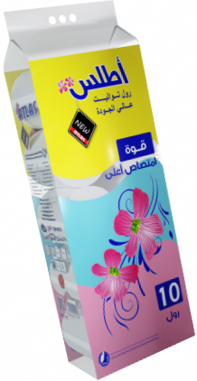 اطلس ورق تواليت 10 رول 