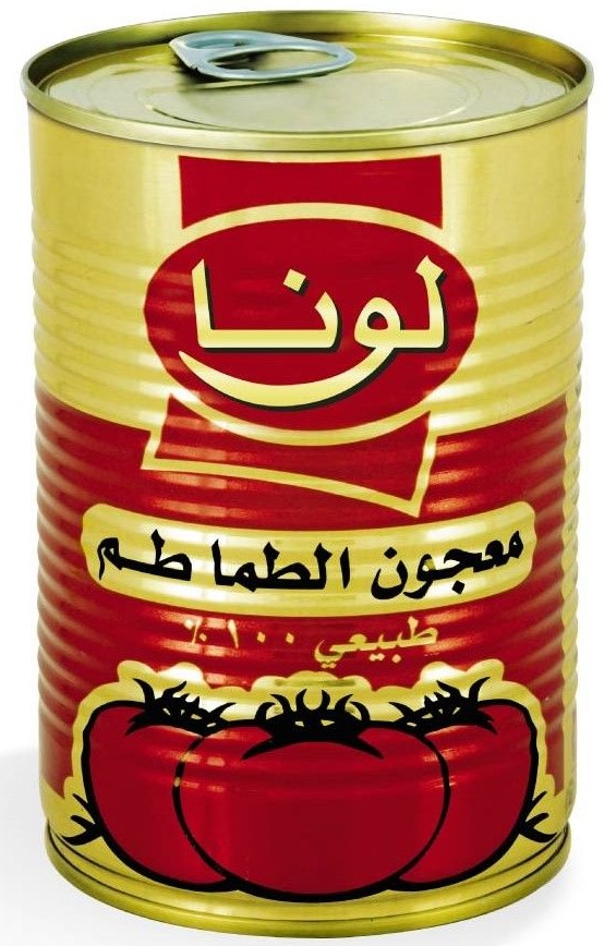 لونا معجون طماطم علب 380 غم