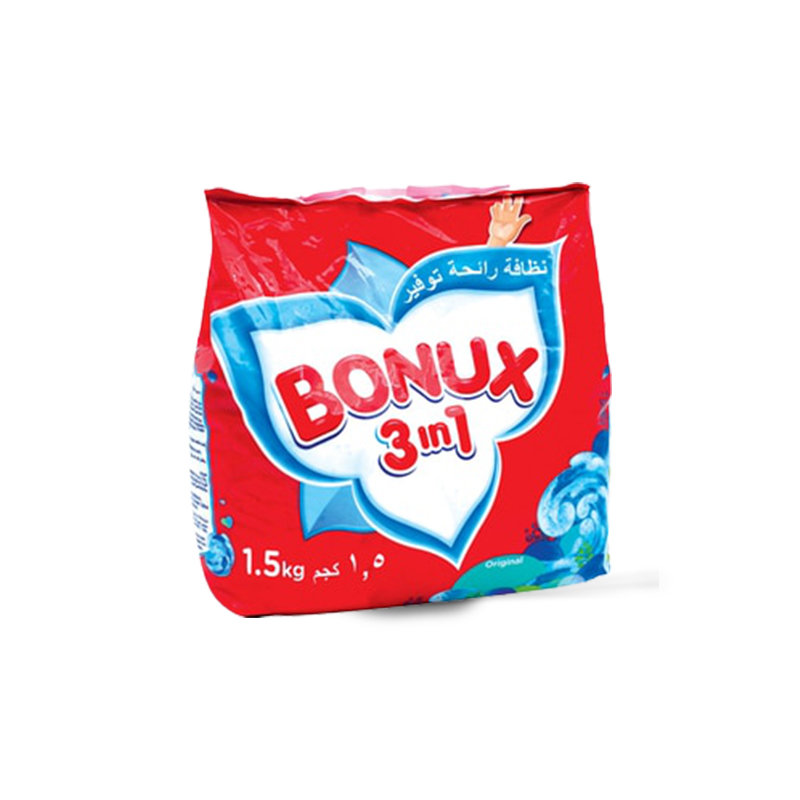 بونكس مسحوق غسيل ملابس 1.5 كغم