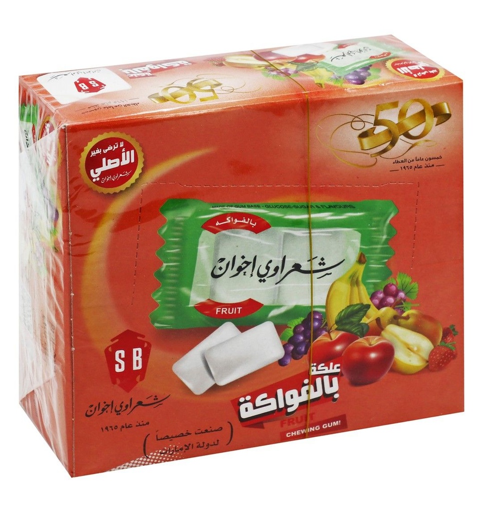 علكة شعراوي بالفواكه 2.5 غم