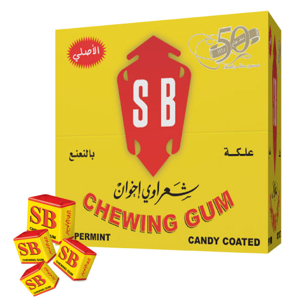 علكة اس بي بالنعنع 2.5 غم